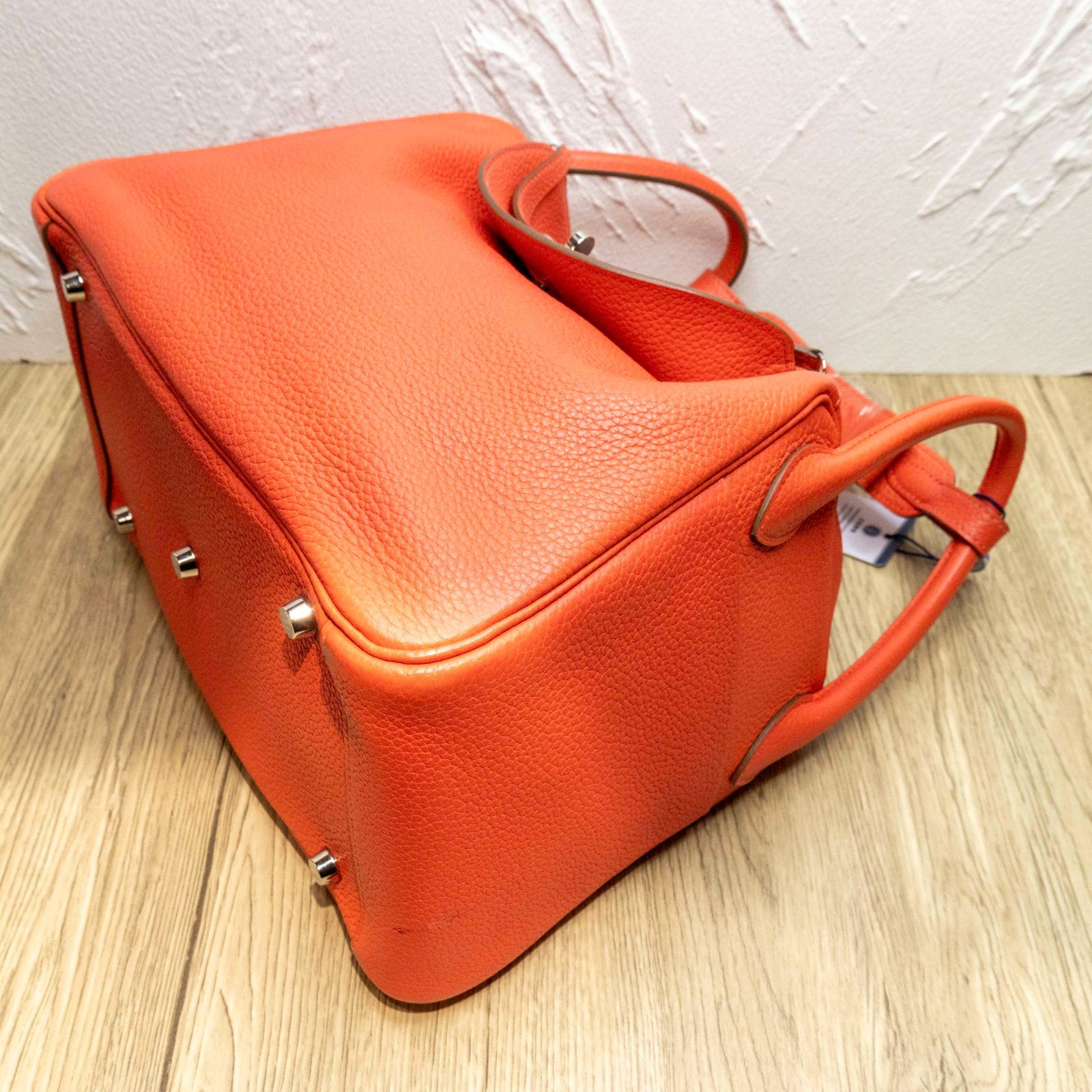 *HERMES LINDY 30 Pink Frame R-Hana Vintage