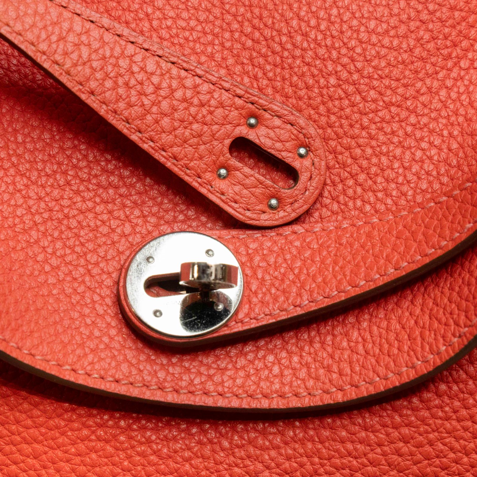 *HERMES LINDY 30 Pink Frame R-Hana Vintage
