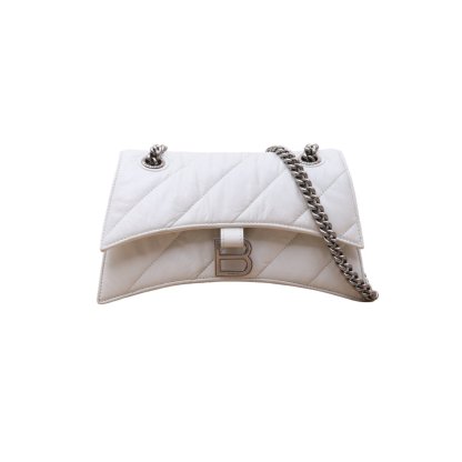*BALENCIAGA CRUSH Hourglass Vintage Distressed Tote and Shoulder Bag, Small Size-Hana Vintage