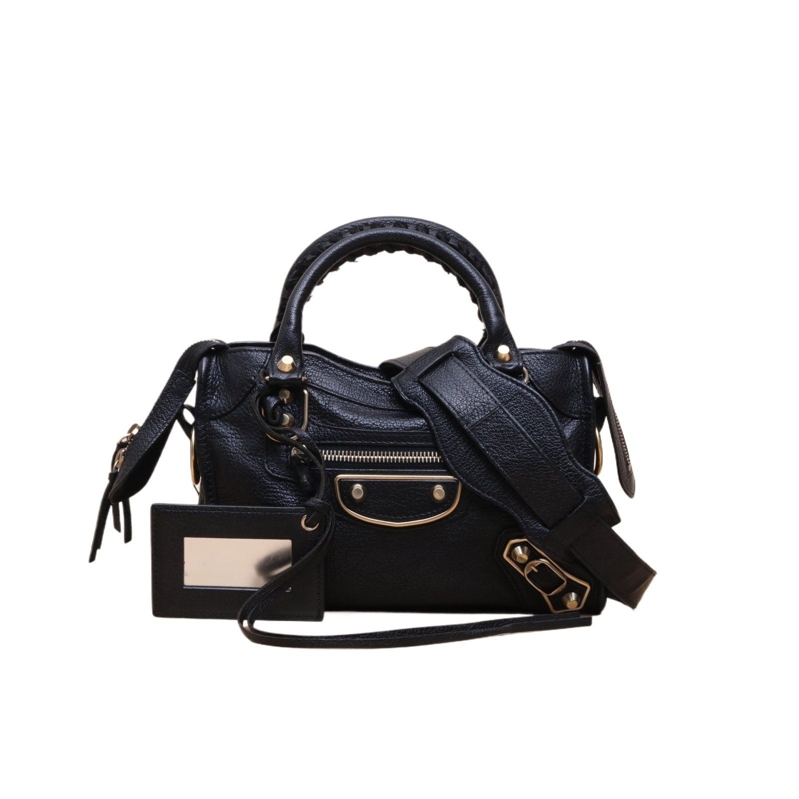 *BALENCIAGA CLASSIC CITY Motorcycle Bag Mini 25-Hana Vintage