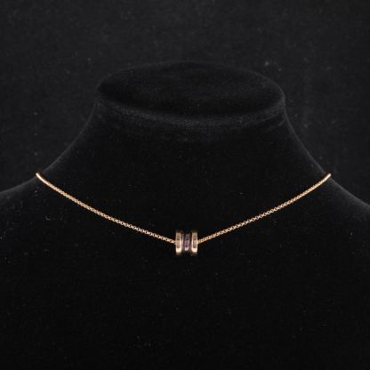 BVLGARI B.ZERO1 Serpenti Viper necklace 18K Rose Gold,Titanium-Infused Ceramic-Hana Vintage