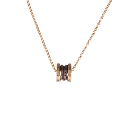 BVLGARI B.ZERO1 Serpenti Viper necklace 18K Rose Gold,Titanium-Infused Ceramic-Hana Vintage