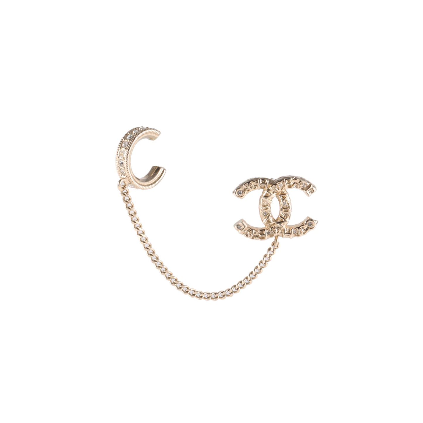 CHANEL 21V Chanel Single Earring Ear Chain with Clip-on Alloy