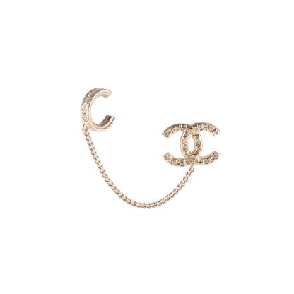 CHANEL 21V Chanel Single Earring Ear Chain with Clip-on Alloy