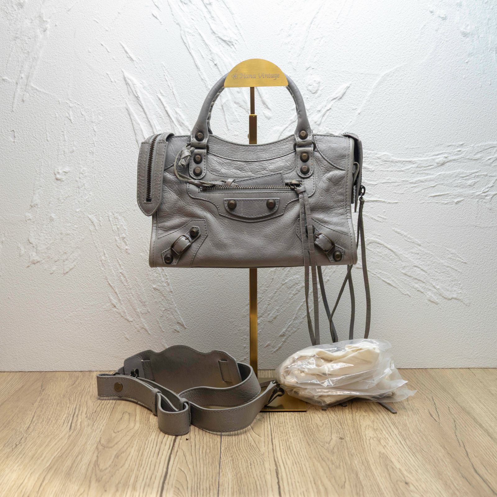*BALENCIAGA Balenciaga Motorcycle Bag MINI-Hana Vintage