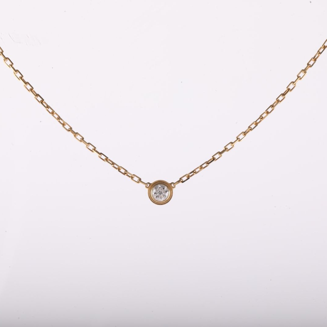 CARTIER Rose Gold Amour Diamond 18K 18K Rose Gold,Diamond-Hana Vintage