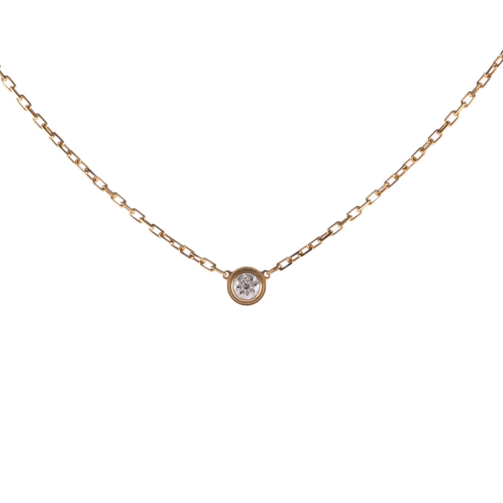 CARTIER Rose Gold Amour Diamond 18K 18K Rose Gold,Diamond-Hana Vintage