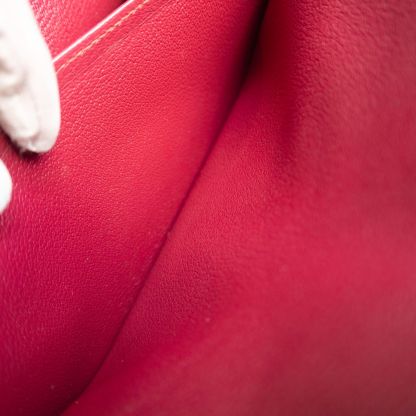 HERMES Birkin 35 B5 Frame O Ruby Red Gold Hardware