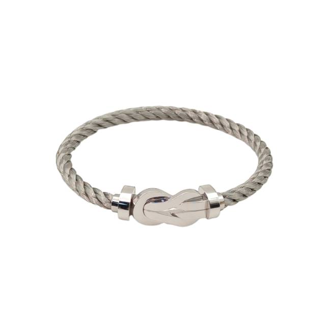 Fred Platinum Chance Infinie Bracelet Large Size 16 18K 18K White Gold-Hana Vintage