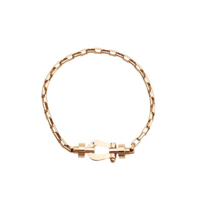 Fred Force 10  20mm Medium-sized Bracelet 18K Rose Gold
