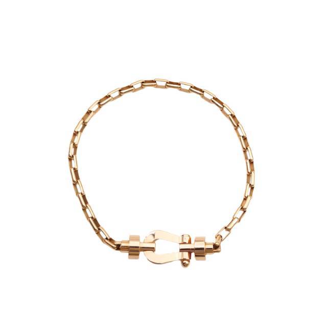 Fred Force 10  20mm Medium-sized Bracelet 18K Rose Gold