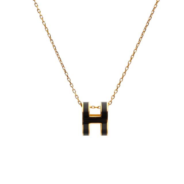 HERMES Pop H Necklace Alloy-Hana Vintage