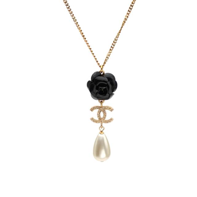 CHANEL 20A CHANEL Camellia Collection Necklace Alloy-Hana Vintage