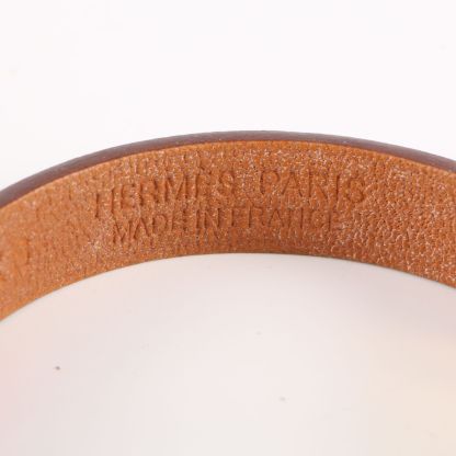 HERMES CDC Bracelet Leather Narrow Version Grained Leather-Hana Vintage