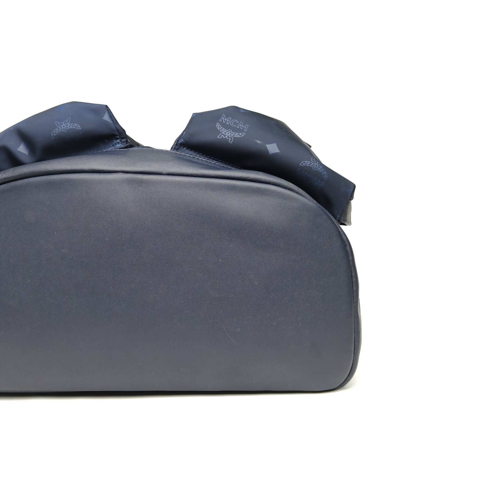 *MCM Blue Nylon Classic Backpack-Hana Vintage