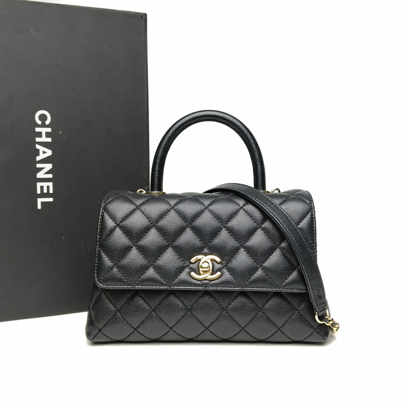 *CHANEL Coco Handle Small 24cm-Hana Vintage