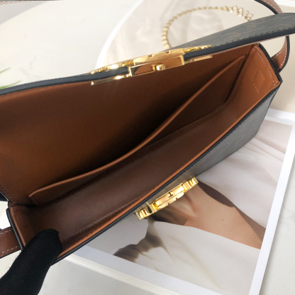 Celine Rectangular Monogram Triomphe Bag