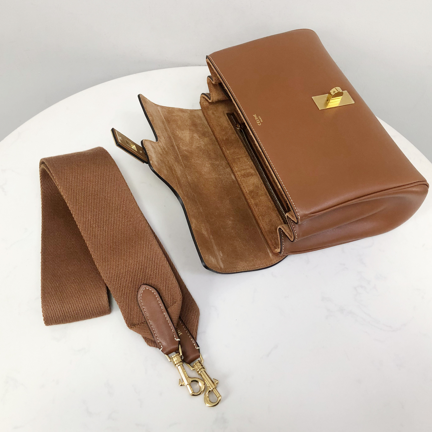 Celine SOFT 16 in Caramel