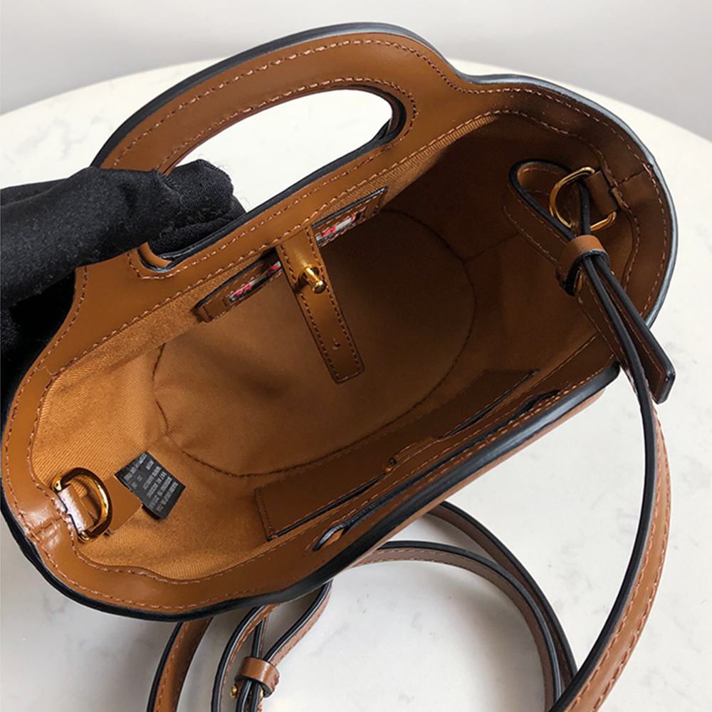 Marni Woven Basket MINI, Brown