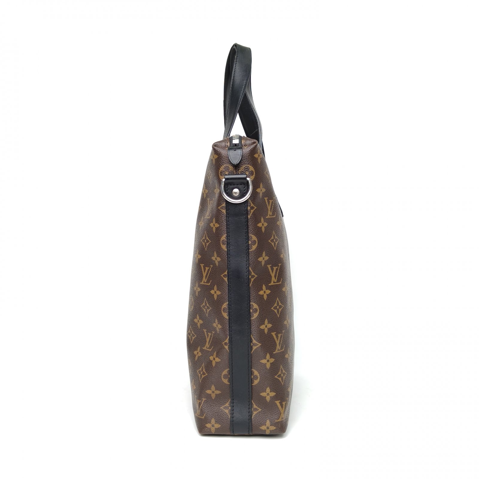 *LOUIS VUITTON Monogram PVC 2015 kitan Vertical Handheld Briefcase Pochette Metis-Hana Vintage