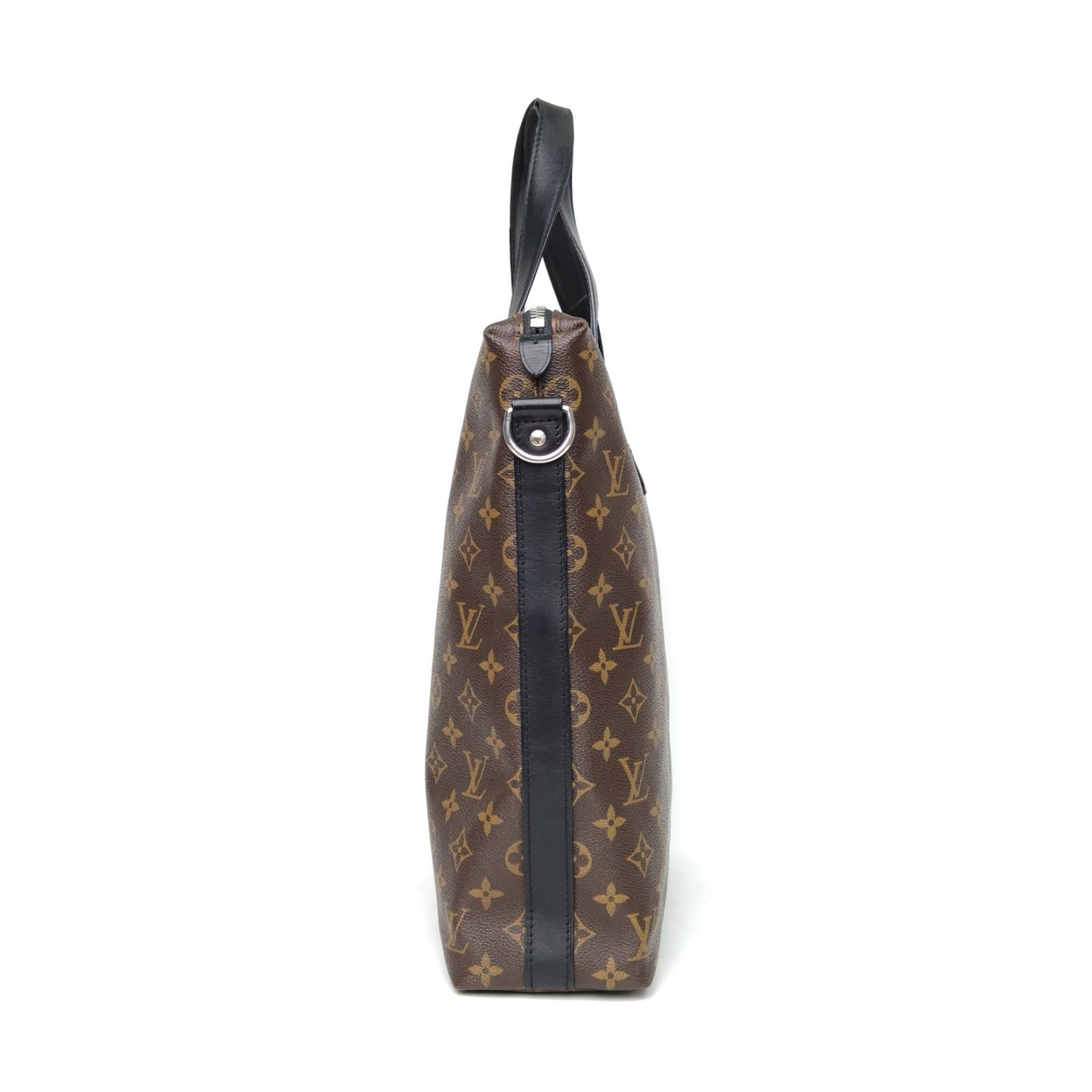*LOUIS VUITTON Monogram PVC 2015 kitan Vertical Handheld Briefcase Pochette Metis-Hana Vintage
