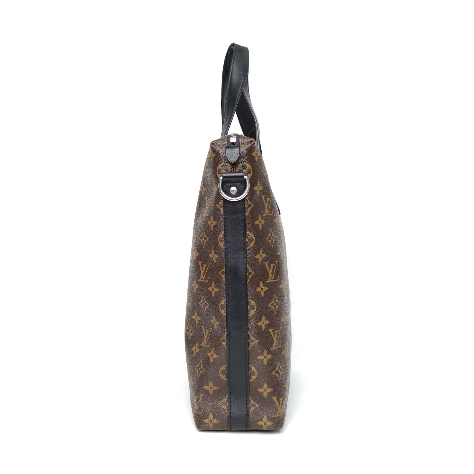 *LOUIS VUITTON Monogram PVC 2015 kitan Vertical Handheld Briefcase Pochette Metis-Hana Vintage