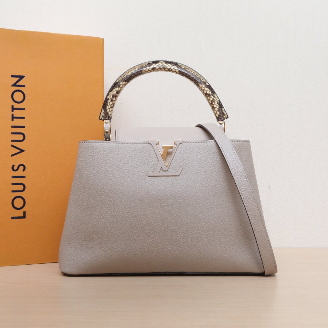 *LOUIS VUITTON Capucines Small Size 31.5 Handle Patchwork-Hana Vintage