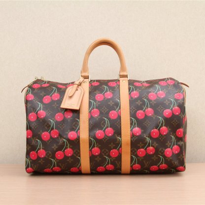 LOUIS VUITTON Vintage Takashi Murakami Cherry Keepall 45