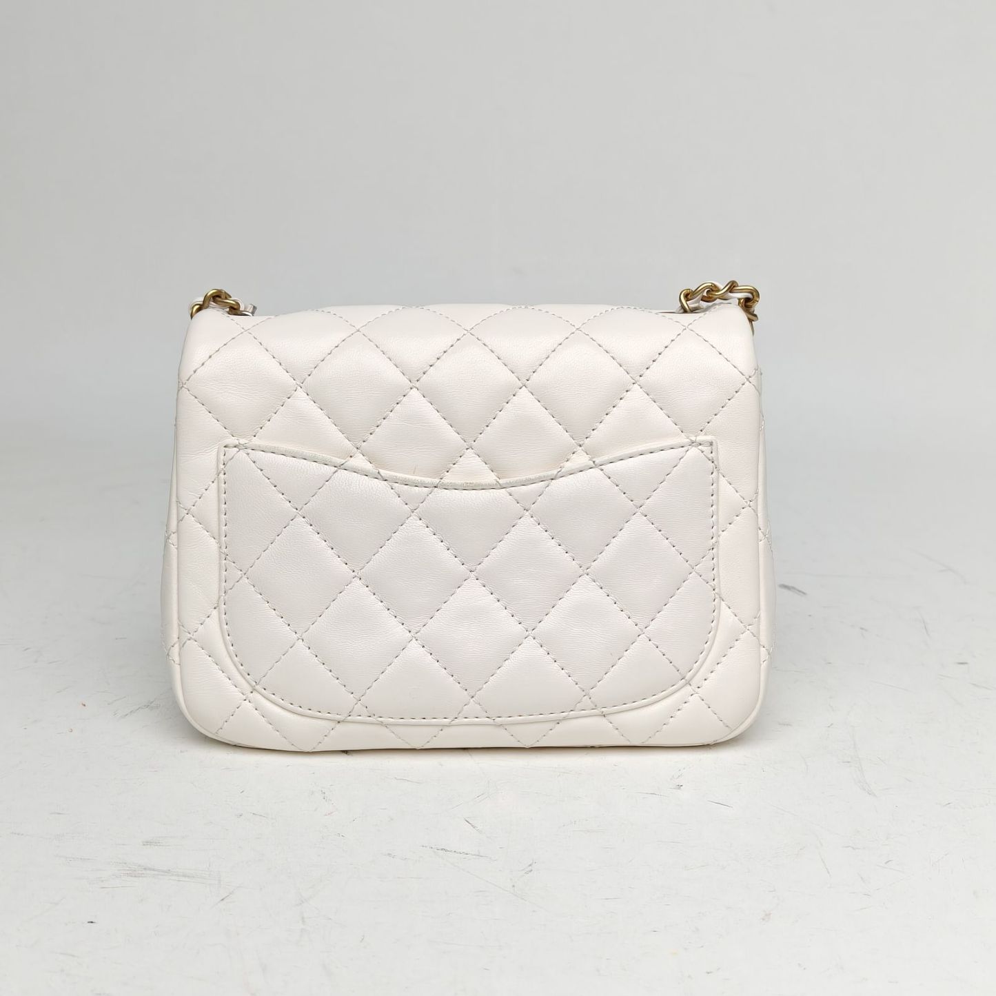 CHANEL CF flap bag, Square Bag, 17cm-Hana Vintage