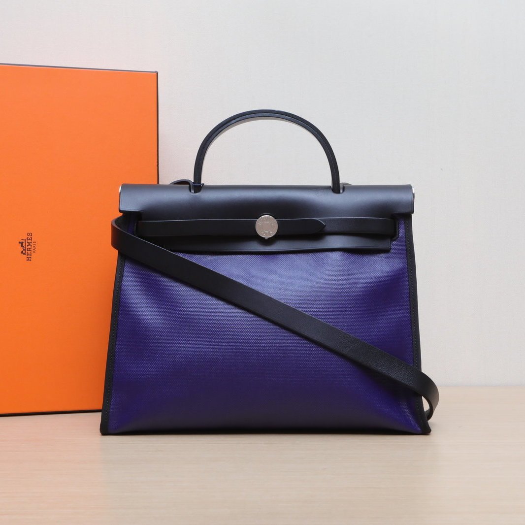 HERMES Herbag 31 Waterproof Canvas-Hana Vintage