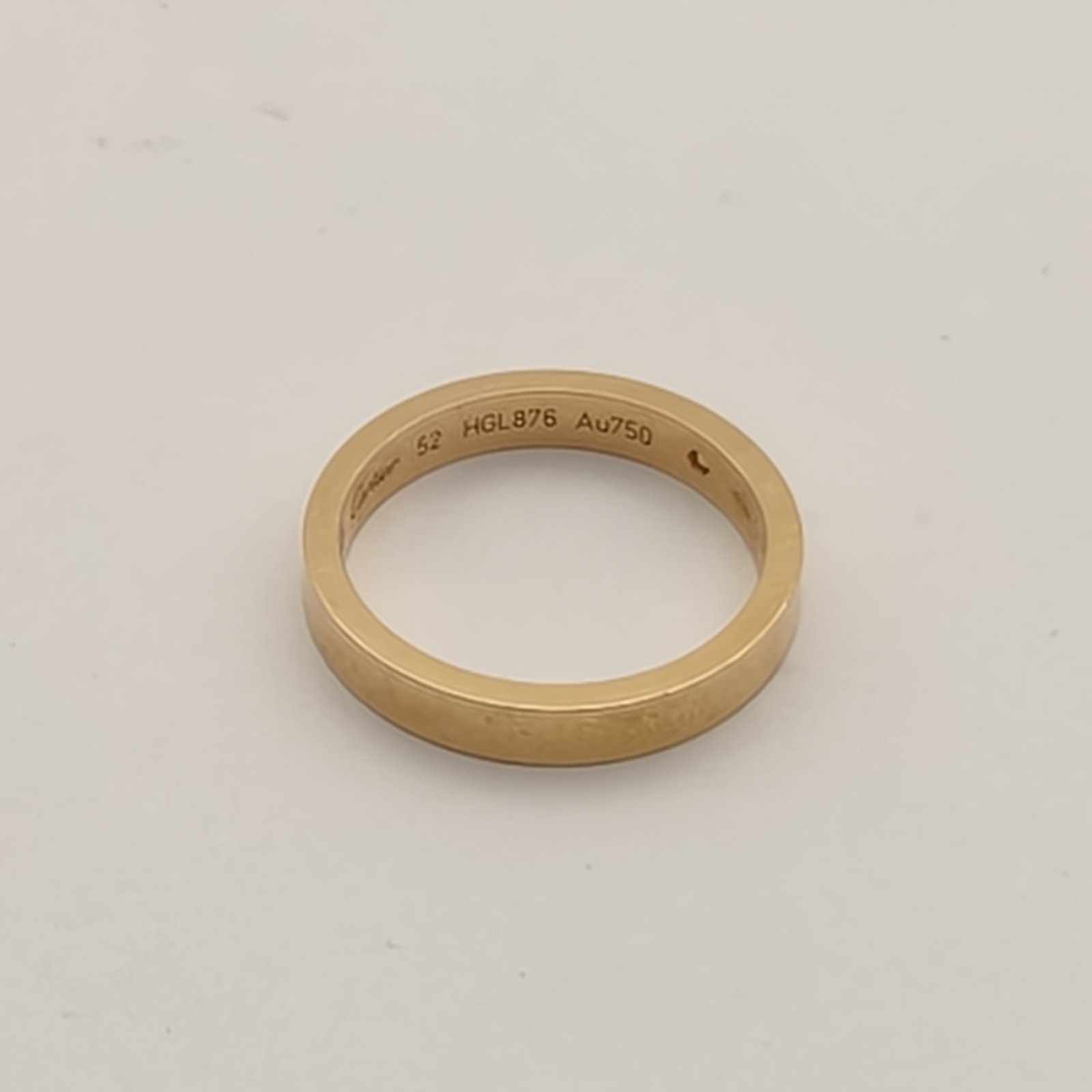 CARTIER C DE CARTIER Collection Single Diamond Narrow Ring 18K Rose Gold,Diamond-Hana Vintage