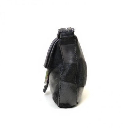 *FENDI Black Horsehair Baguette bag-Hana Vintage