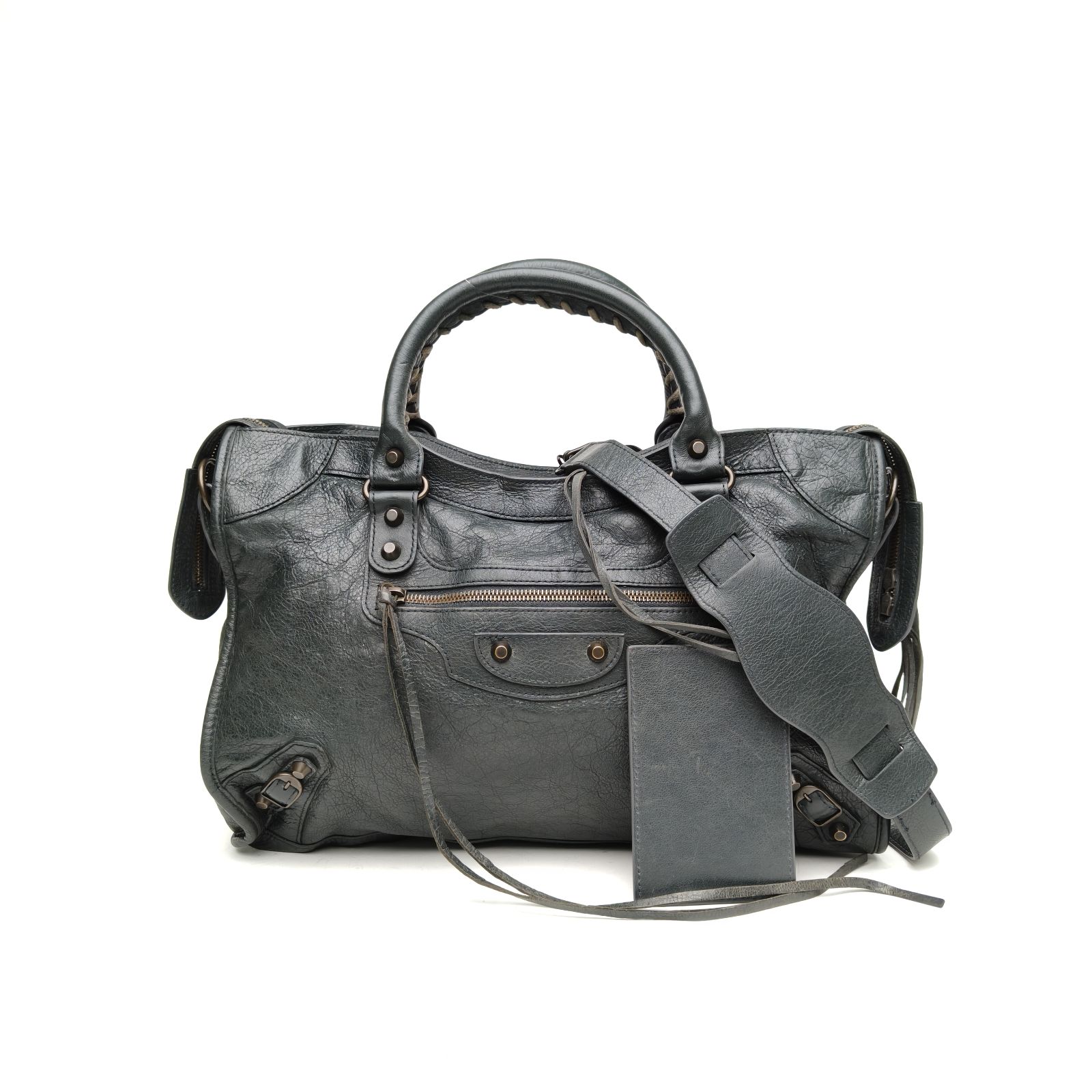 *BALENCIAGA CLASSIC CITY Motorcycle Bag Medium 38-Hana Vintage