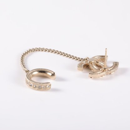 CHANEL 21V Chanel Single Earring Ear Chain with Clip-on Alloy