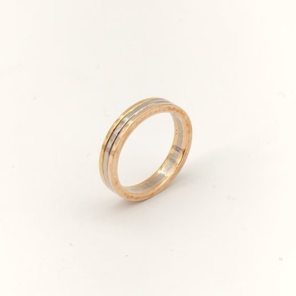 CARTIER TRINITY Three-Ring Three-Color Ring 18K Gold,18K White Gold,18K Rose Gold-Hana Vintage