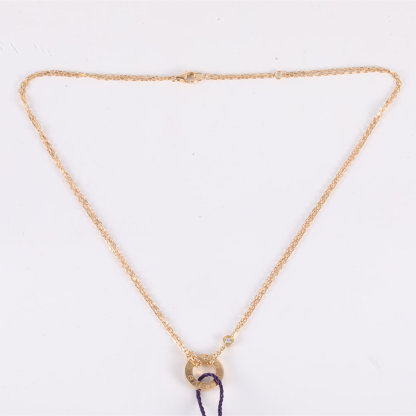 CARTIER LOVE 18K Gold Pendant Necklace with 2 Diamonds 18K Gold,Diamond-Hana Vintage