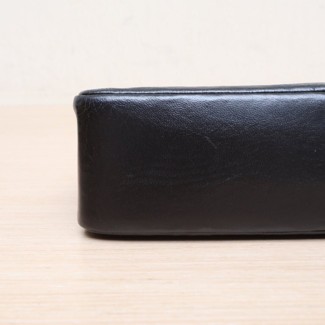 CHANEL Vintage Mini 31 Black and Gold Lambskin Bag