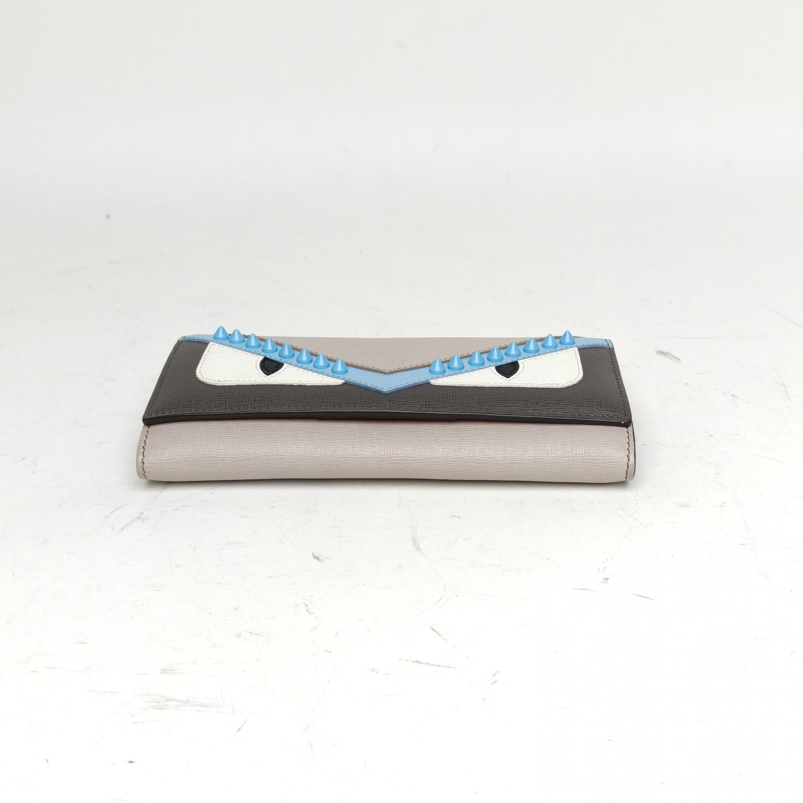FENDI Color-blocked Sliver Hardware Chain Single-shoulder Mini Monster WOC-Hana Vintage