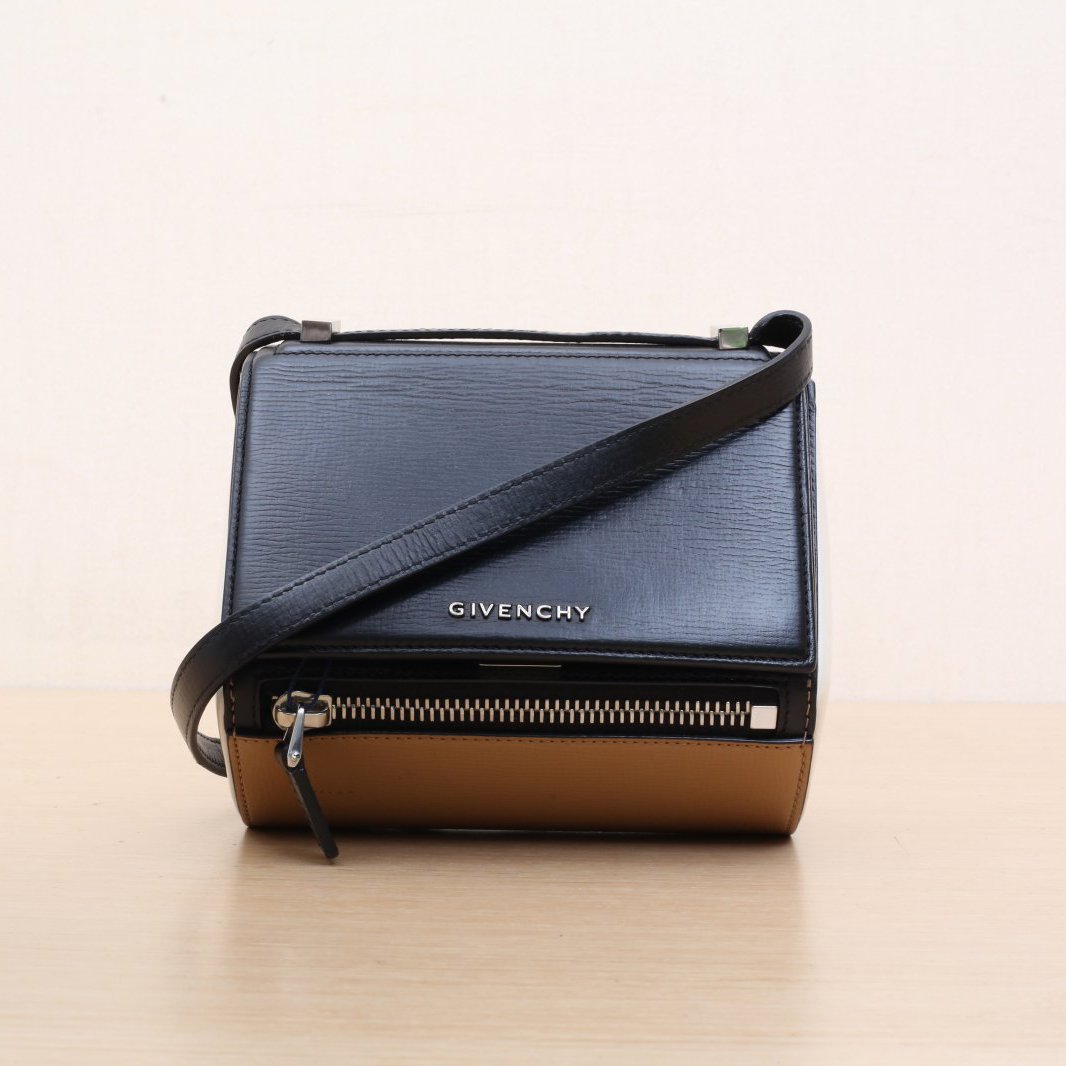 *GIVENCHY Color-blocked Pandora Box Crossbody Bag-Hana Vintage