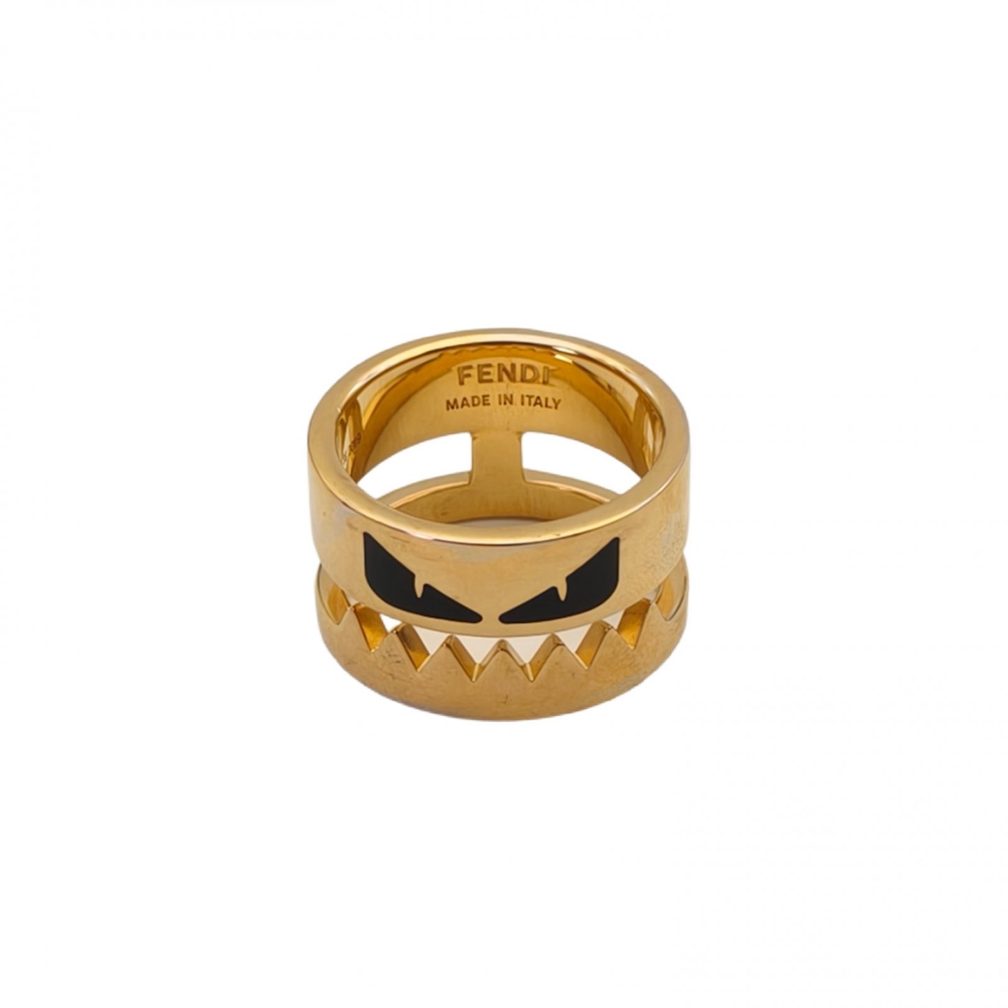 FENDI Monster Ring Size M Alloy-Hana Vintage