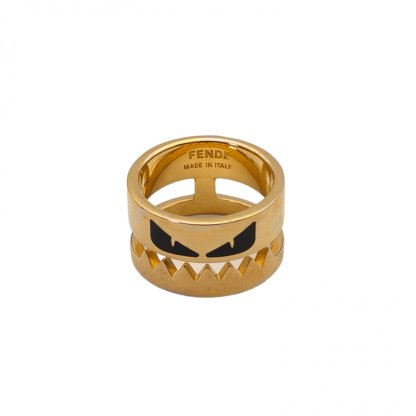 FENDI Monster Ring Size M Alloy-Hana Vintage
