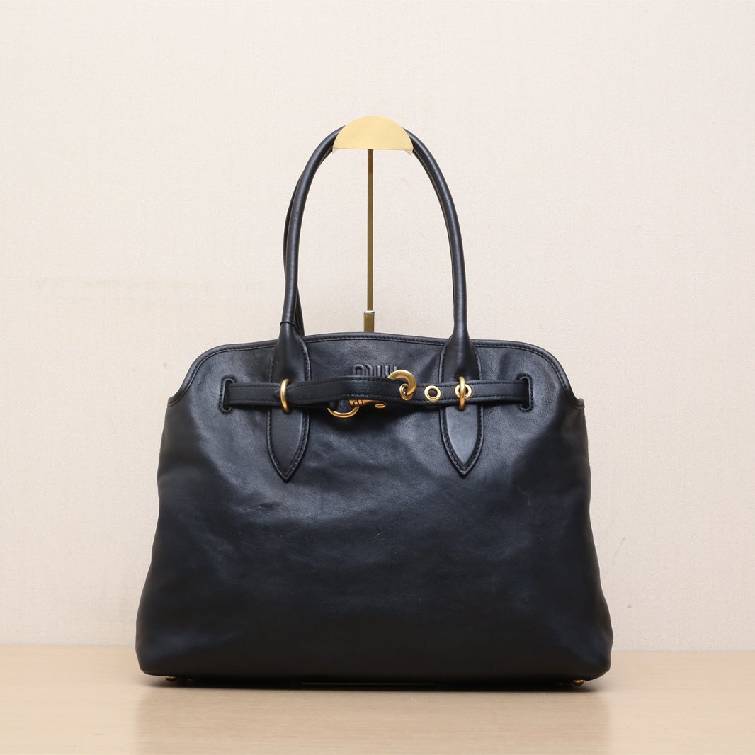 *MIUMIU Aventure Nappa Tote Bag, Large Size-Hana Vintage