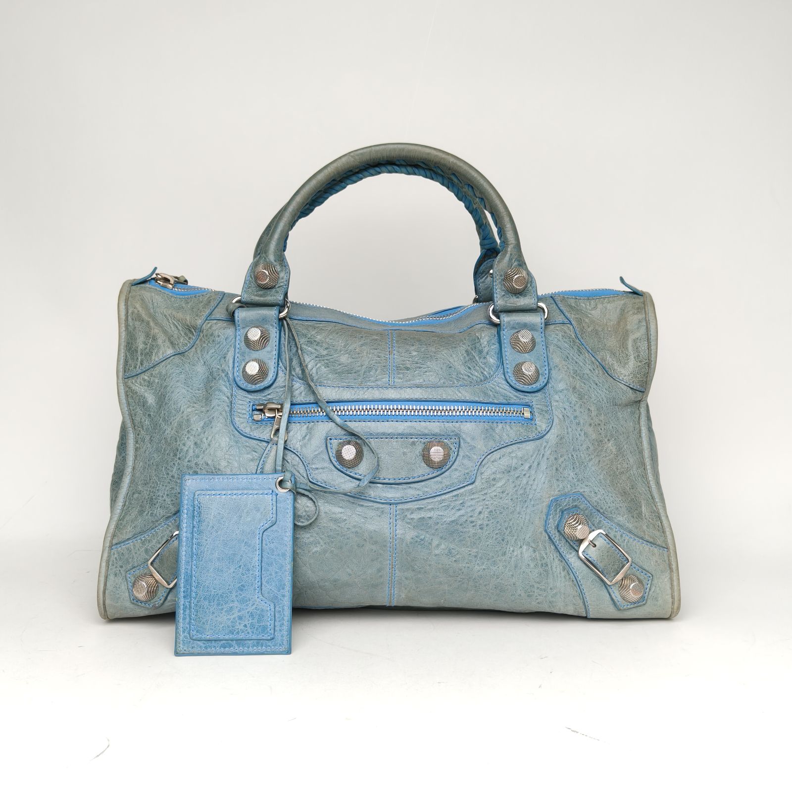 *BALENCIAGA CLASSIC CITY Motorcycle Bag, Large Size-Hana Vintage