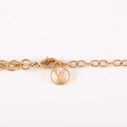LOUIS VUITTON LV Clover Double-layer Necklace Alloy-Hana Vintage