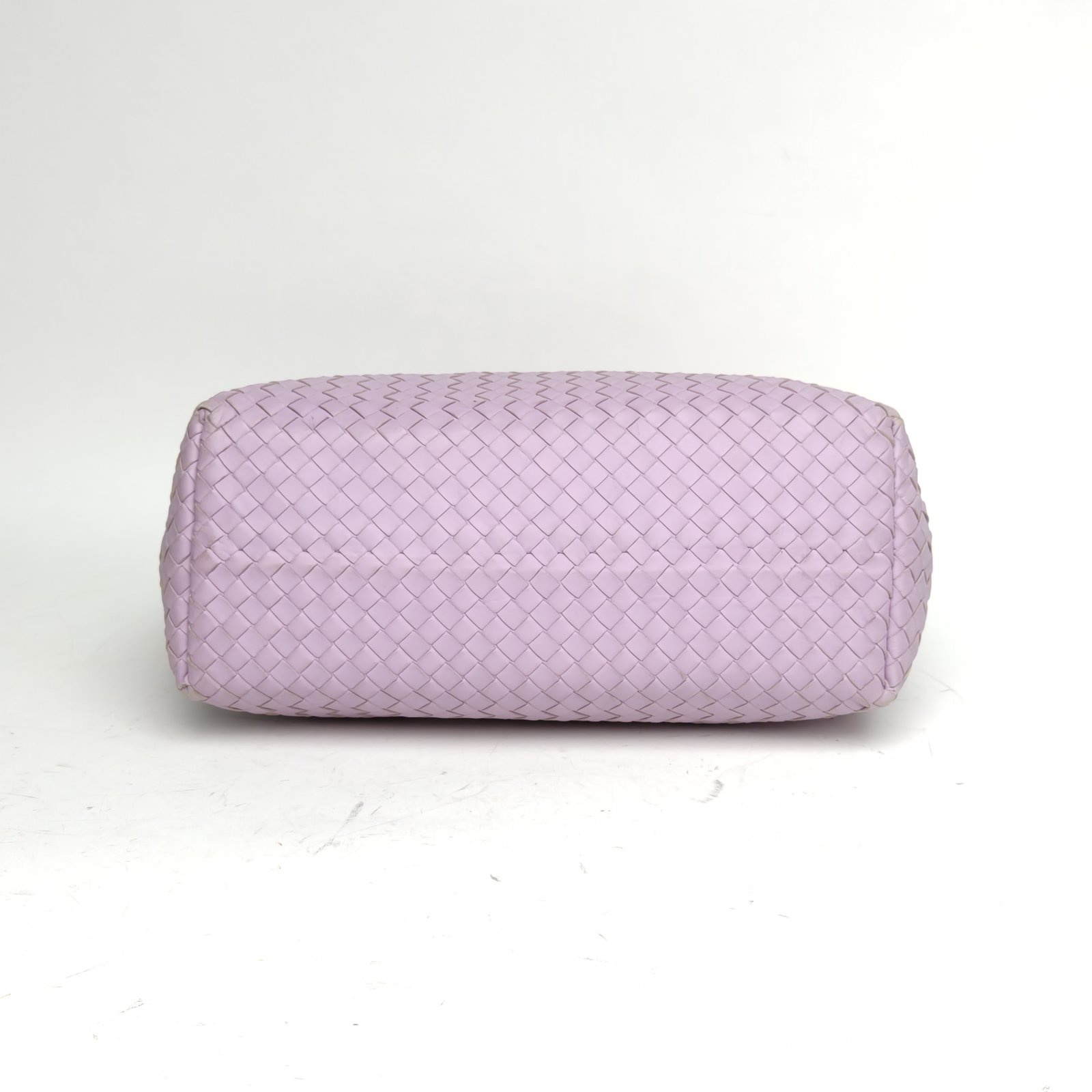 BOTTEGA VENETA Purple Classic Woven Shoulder Bag-Hana Vintage