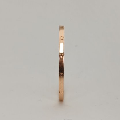 CARTIER LOVE 18K Gold Narrow Bracelet 18K Rose Gold-Hana Vintage