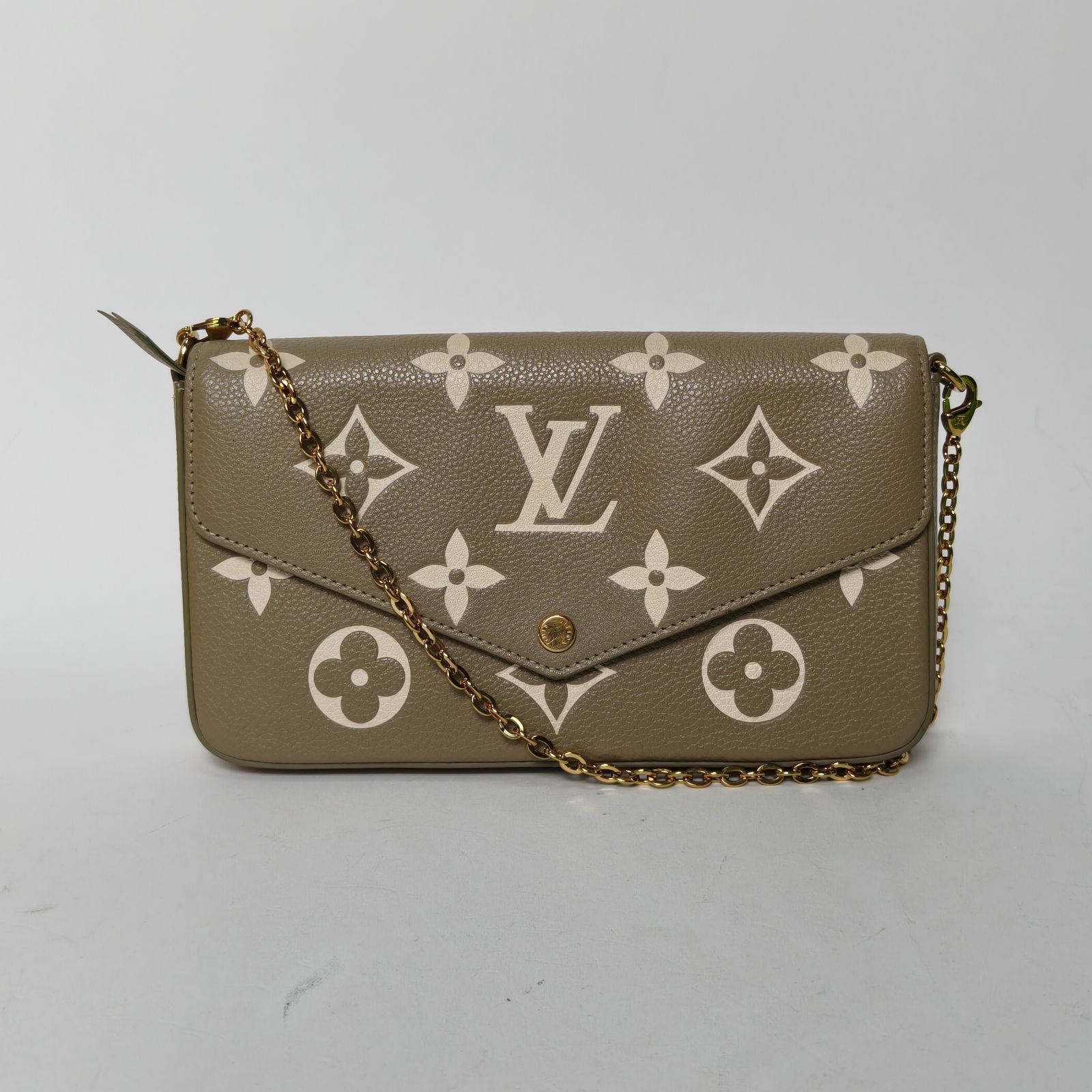 *LOUIS VUITTON POCHETTE FELICIE Felice Pochette Chain Bag-Hana Vintage