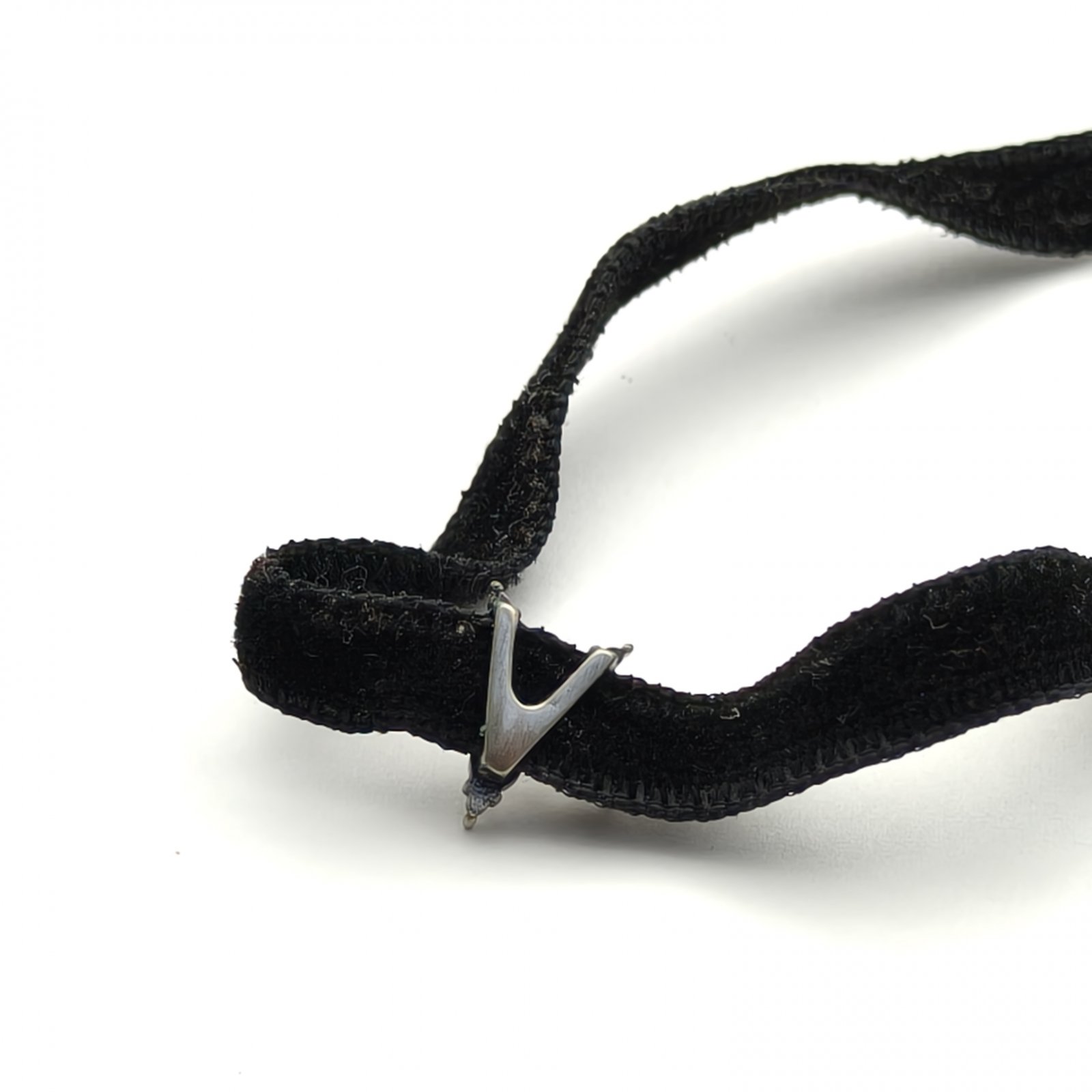 DIOR Star Rhinestone Choker Necklace Alloy,Velvet-Hana Vintage
