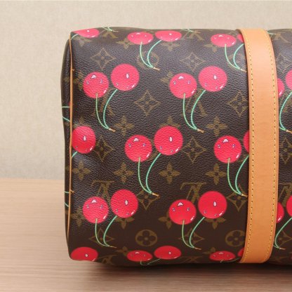 LOUIS VUITTON Vintage Takashi Murakami Cherry Keepall 45