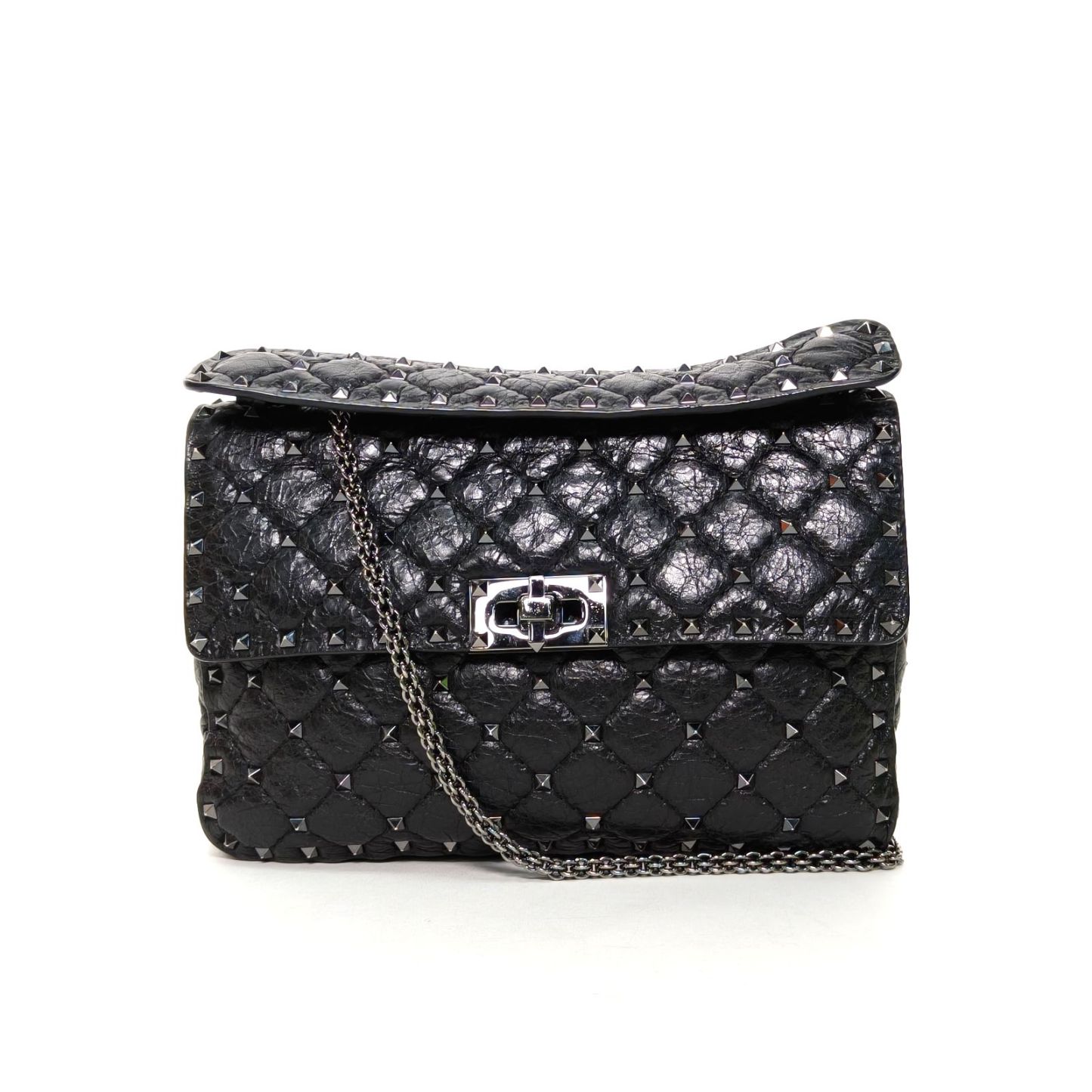 *VALENTINO ROCKSTUD SPIKE Medium Chain Handbag-Hana Vintage
